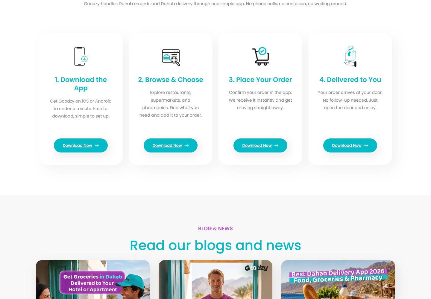 Goodzy structured service and editorial content