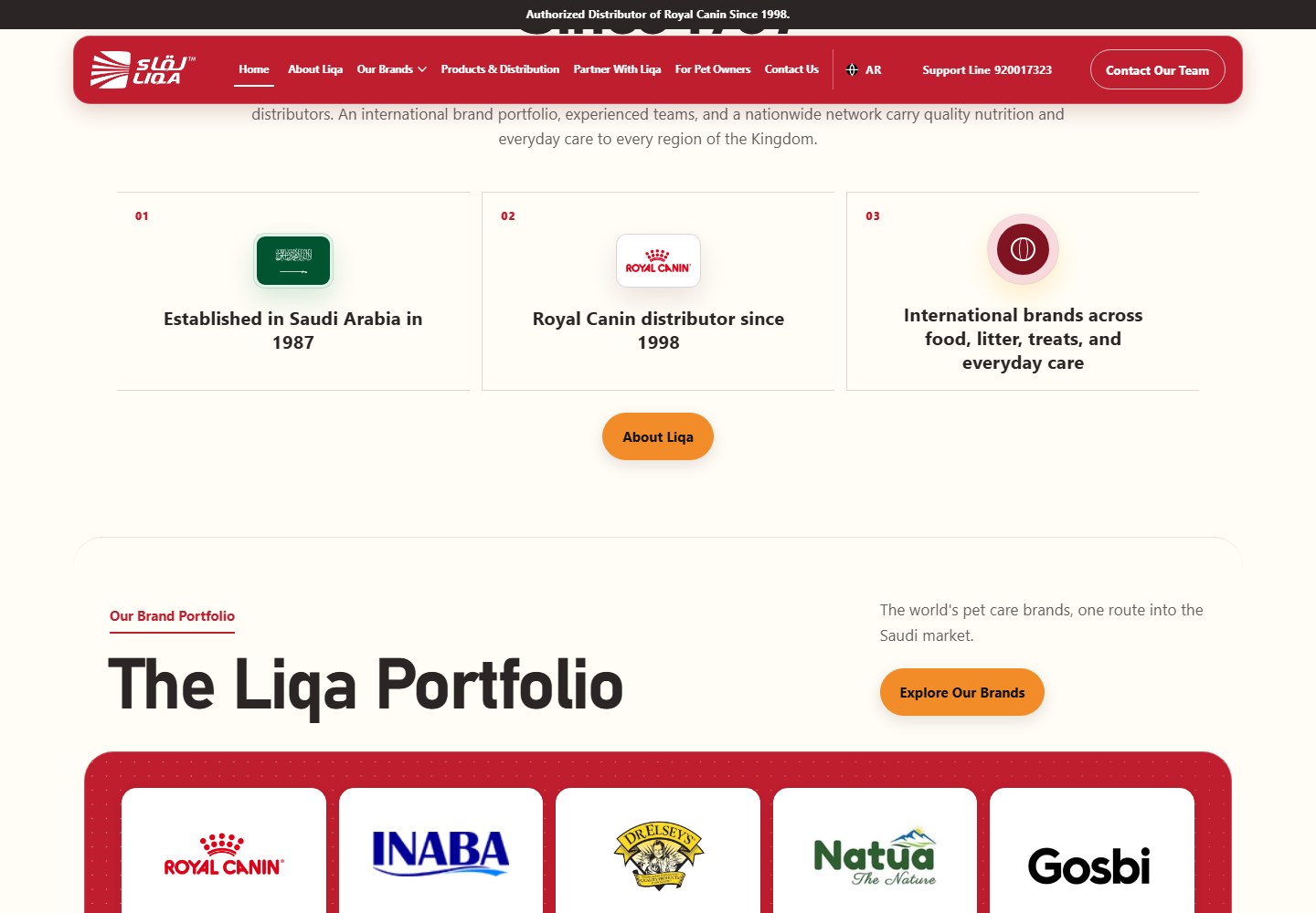 Liqa brand portfolio and company history